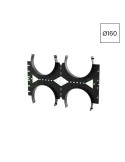 Distanțier montaj copex - Ø160 mm - pentru instalații îngropate, 4 poziții (2x2) - Kouvidis 61211160