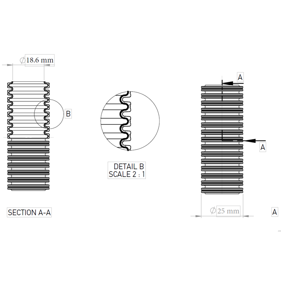 Copex protecție electromagnetică telecomunicații Kouvidis SUPERFLEX PLUS ISR 25mm galben-verde 50m 2054025