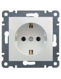 Priză - Schuko 2P+E - încastrat - alb - IP20 - Hager Lumina2 - WL1050
