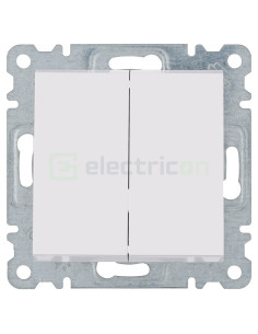 hager-intrerupator-dublu-alb