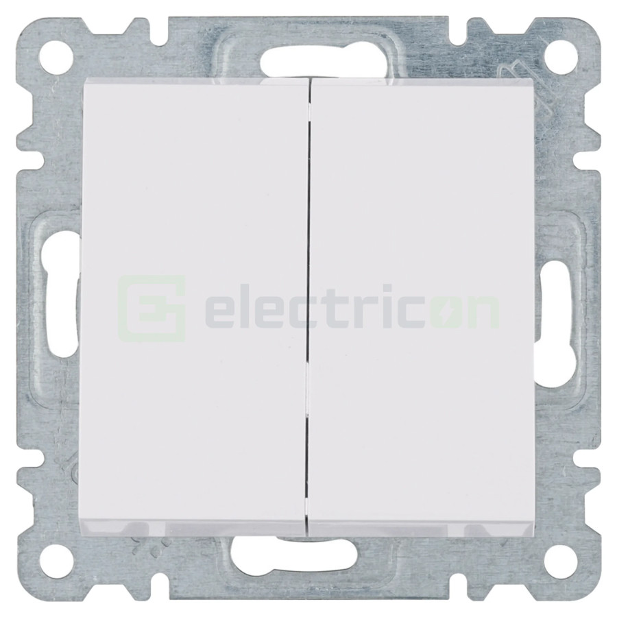 hager-intrerupator-dublu-alb