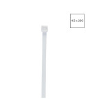 Fașete - coliere plastic - 200x4.5 mm - pachet 100 bucăți - alb - interior - Cimco - 18 1367