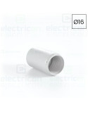Conector tuburi - mufa imbinare Ø16 mm - gama MEDISOL AM, alb, proprietăți anti-microbiene - Kouvidis 4244016