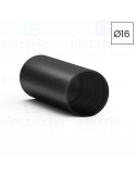 Conector tuburi - mufa imbinare Ø16 mm - gama DUROSOL/DUROFLEX PLUS, negru, rezistență impact - Kouvidis 4047016