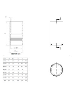 Conector tuburi - mufă îmbinare Ø16 mm - gama CONDUR ISR 2
