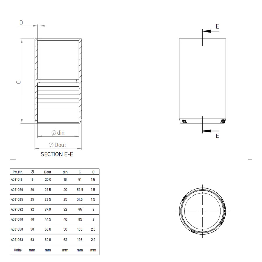 Mufa conductor compatibil cu Copex-uri Kouvidis Gama Condur ISR, gri, IP65 - Electricon.ro