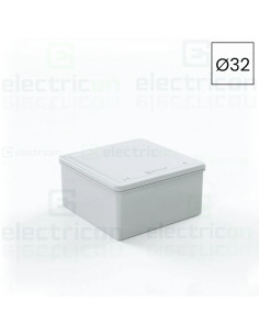 Cutie jonctiune etansă Kouvidis Condur ISR 32mm IP65 gri 3022032