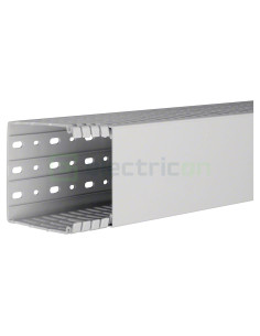 Canal cablu Hager HA7100100 100x100mm fără halogen PC-ABS gri