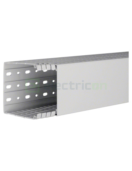 Canal cablu Hager HA7100100 100x100mm fără halogen PC-ABS gri