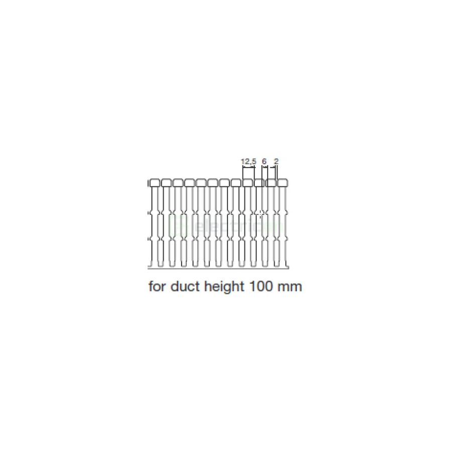 Canal cablu Hager HA7100100 100x100mm fără halogen PC-ABS gri