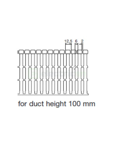 Canal cablu Hager HA7100100 100x100mm fără halogen PC-ABS gri
