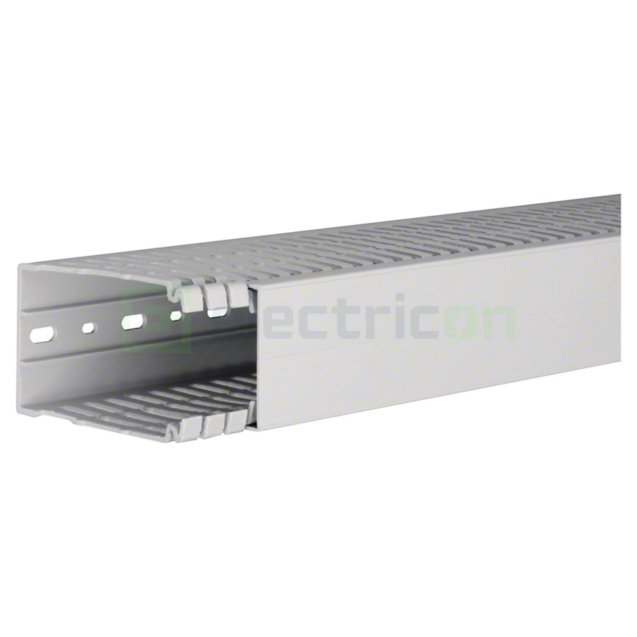 Canal cablu Hager HA7100060 100x60mm fără halogen PC-ABS gri