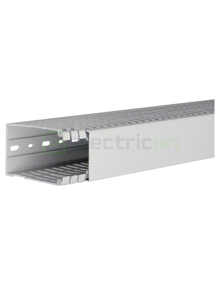Canal cablu Hager HA7100060 100x60mm fără halogen PC-ABS gri