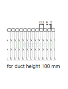 Canal cablu Hager HA7100060 100x60mm fără halogen PC-ABS gri 2