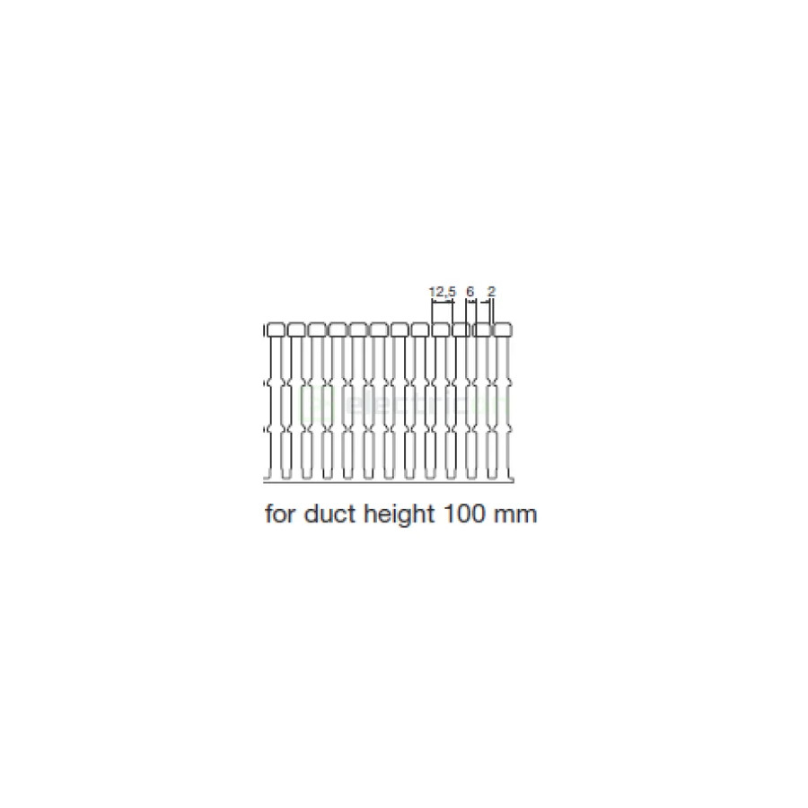 Canal cablu Hager HA7100060 100x60mm fără halogen PC-ABS gri