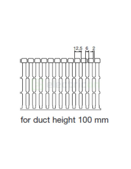 Canal cablu Hager HA7100060 100x60mm fără halogen PC-ABS gri