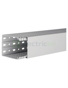 Canal cablu Hager HA7100080 100x80mm fără halogen PC-ABS gri