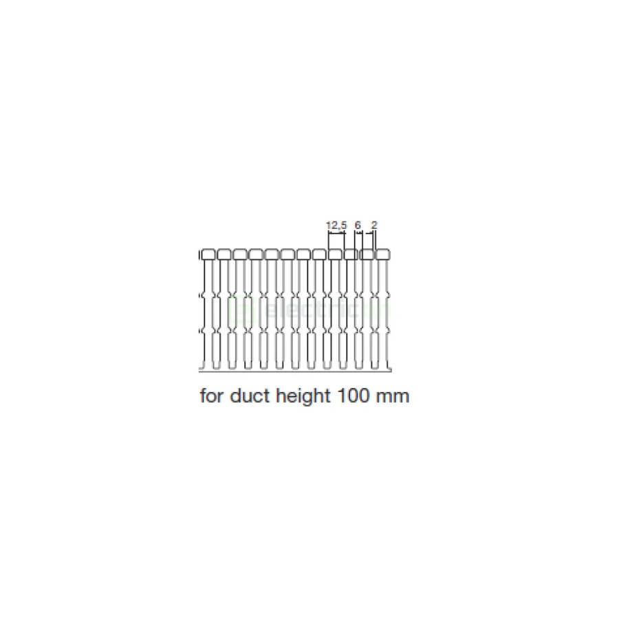 Canal cablu Hager HA7100080 100x80mm fără halogen PC-ABS gri