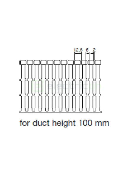 Canal cablu Hager HA7100080 100x80mm fără halogen PC-ABS gri