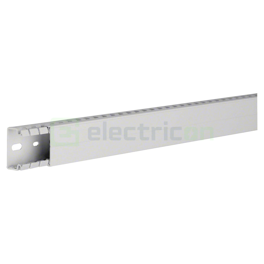 Canal cablu Hager HA725040 25x40mm fără halogen PC-ABS gri