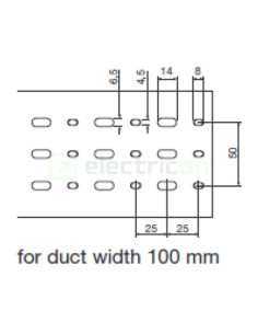 Canal cablu Hager HA740100 40x100mm fără halogen PC-ABS gri 2