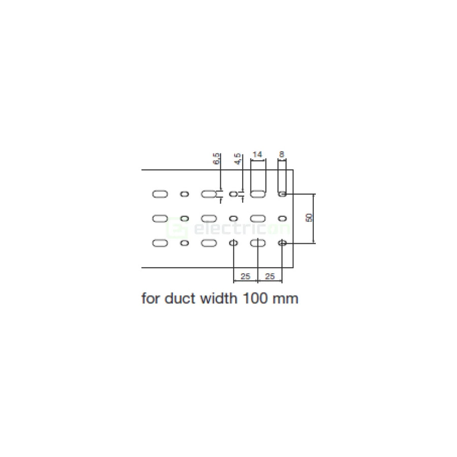 Canal cablu Hager HA740100 40x100mm fără halogen PC-ABS gri