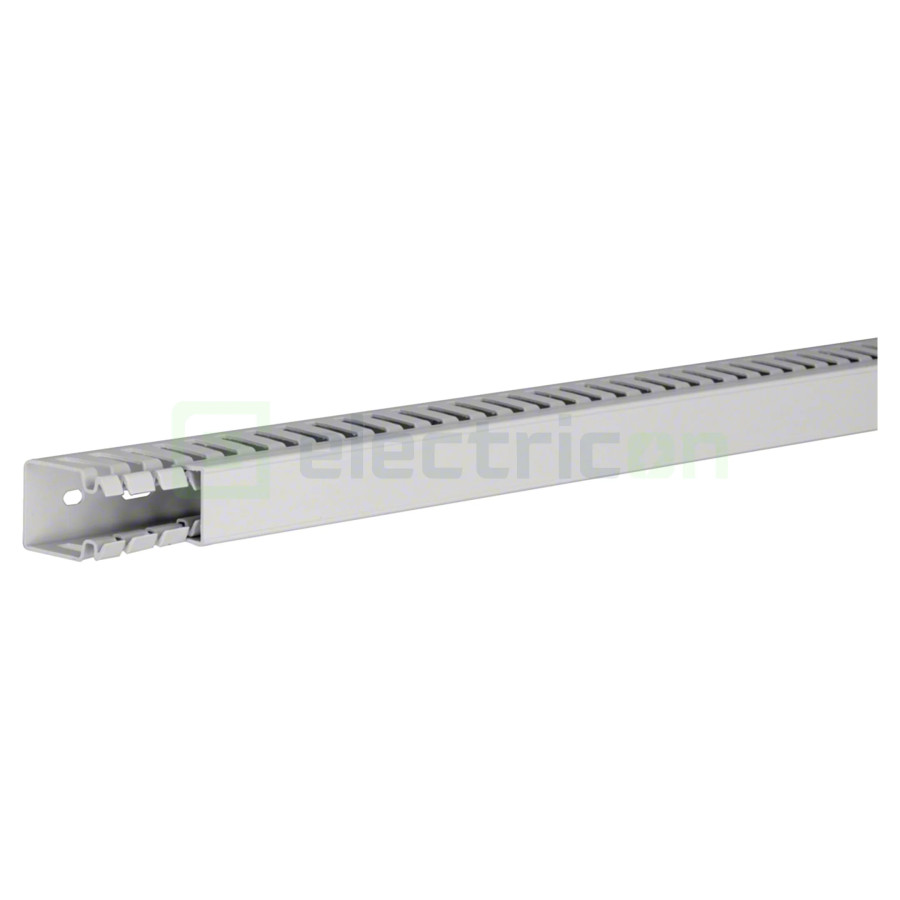 Canal cablu Hager HA740025 40x25mm fără halogen PC-ABS gri