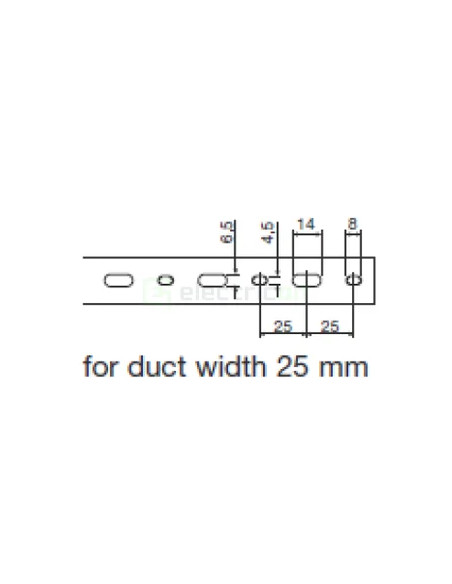 Canal cablu Hager HA740025 40x25mm fără halogen PC-ABS gri