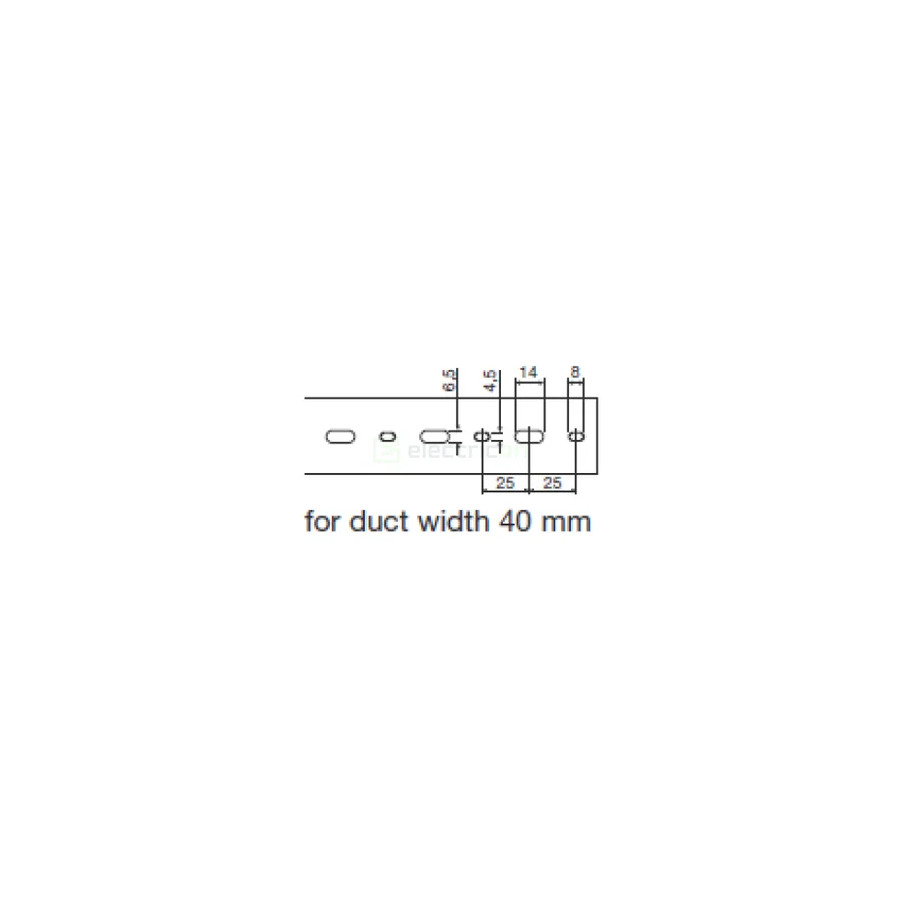 Canal cablu Hager HA740040 40x40mm fără halogen PC-ABS gri
