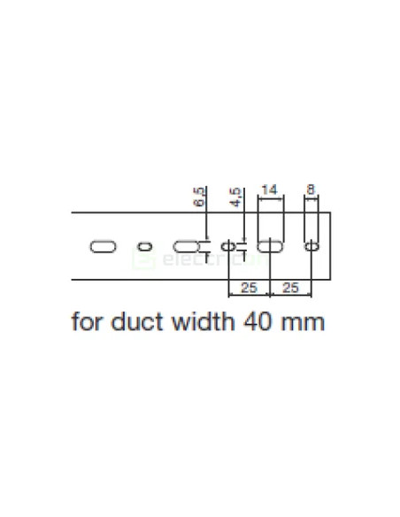 Canal cablu Hager HA740040 40x40mm fără halogen PC-ABS gri