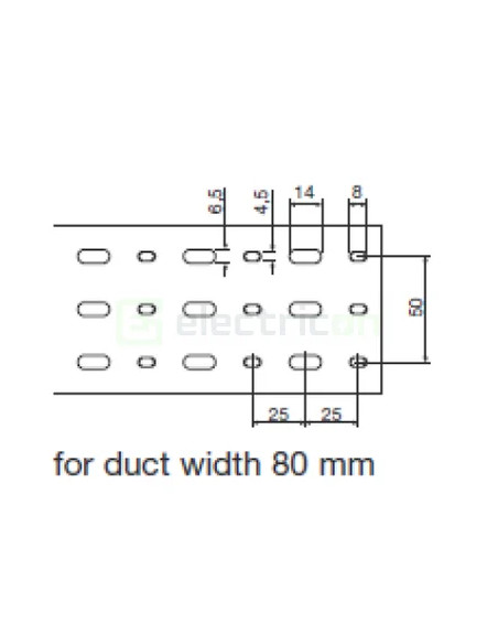 Canal cablu Hager HA740080 40x80mm fără halogen PC-ABS gri