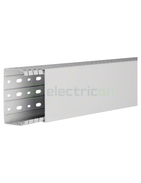 Canal cablu Hager HA760100 60x100mm fără halogen PC-ABS gri