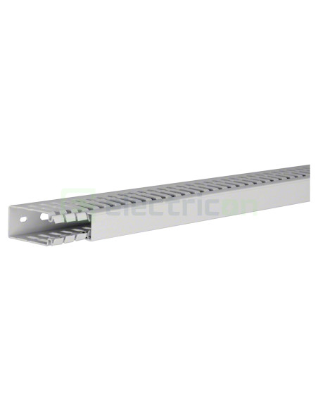Canal cablu Hager HA760025 60x25mm fără halogen PC-ABS gri