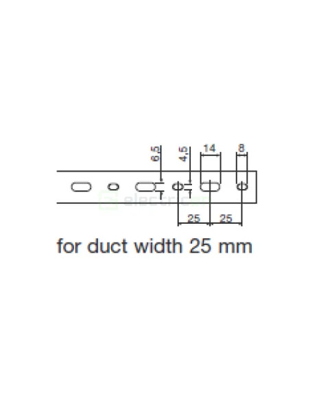Canal cablu Hager HA760025 60x25mm fără halogen PC-ABS gri