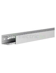 Canal cablu Hager HA760040 60x40mm fără halogen PC-ABS gri
