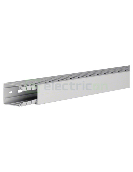 Canal cablu Hager HA760040 60x40mm fără halogen PC-ABS gri