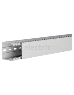 Canal cablu Hager HA760060 60x60mm fără halogen PC-ABS gri