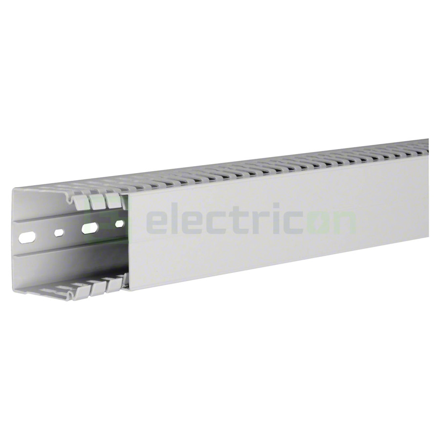 Canal cablu Hager HA760060 60x60mm fără halogen PC-ABS gri