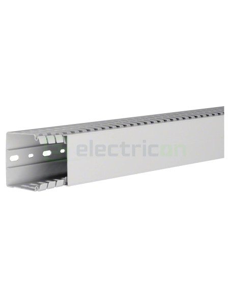 Canal cablu Hager HA760060 60x60mm fără halogen PC-ABS gri