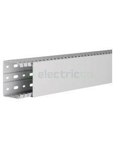 Canal cablu Hager HA760080 60x80mm fără halogen PC-ABS gri