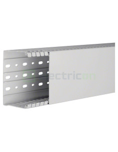 Canal cablu Hager HA780120 80x120mm fără halogen PC-ABS gri