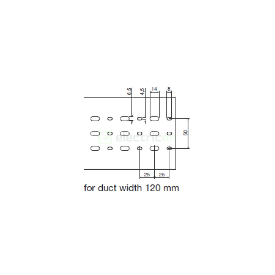 Canal cablu Hager HA780120 80x120mm fără halogen PC-ABS gri