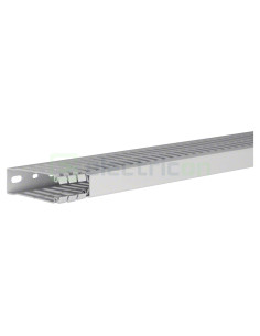 Canal cablu Hager HA780025 80x25mm fără halogen PC-ABS gri