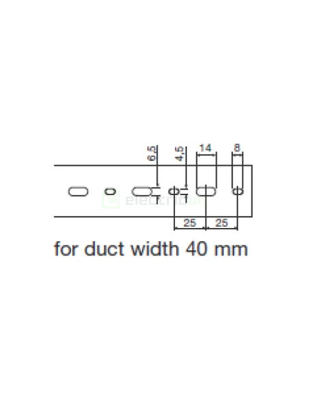 Canal cablu Hager HA780040 80x40mm fără halogen PC-ABS gri