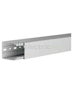 Canal cablu Hager HA780060 80x60mm fără halogen PC-ABS gri