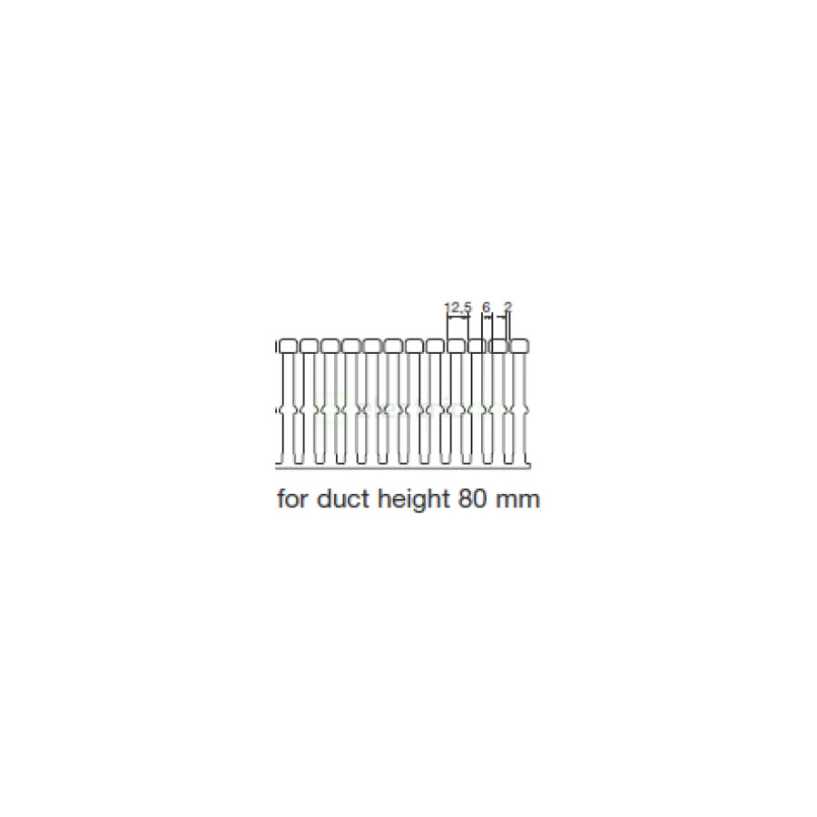 Canal cablu Hager HA780060 80x60mm fără halogen PC-ABS gri
