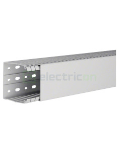 Canal cablu Hager HA780080 80x80mm fără halogen PC-ABS gri