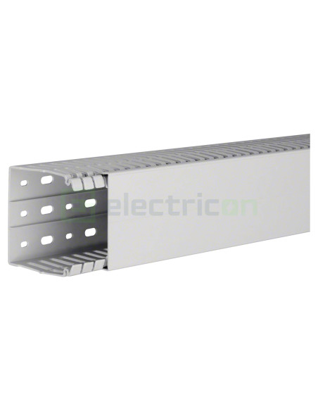 Canal cablu Hager HA780080 80x80mm fără halogen PC-ABS gri