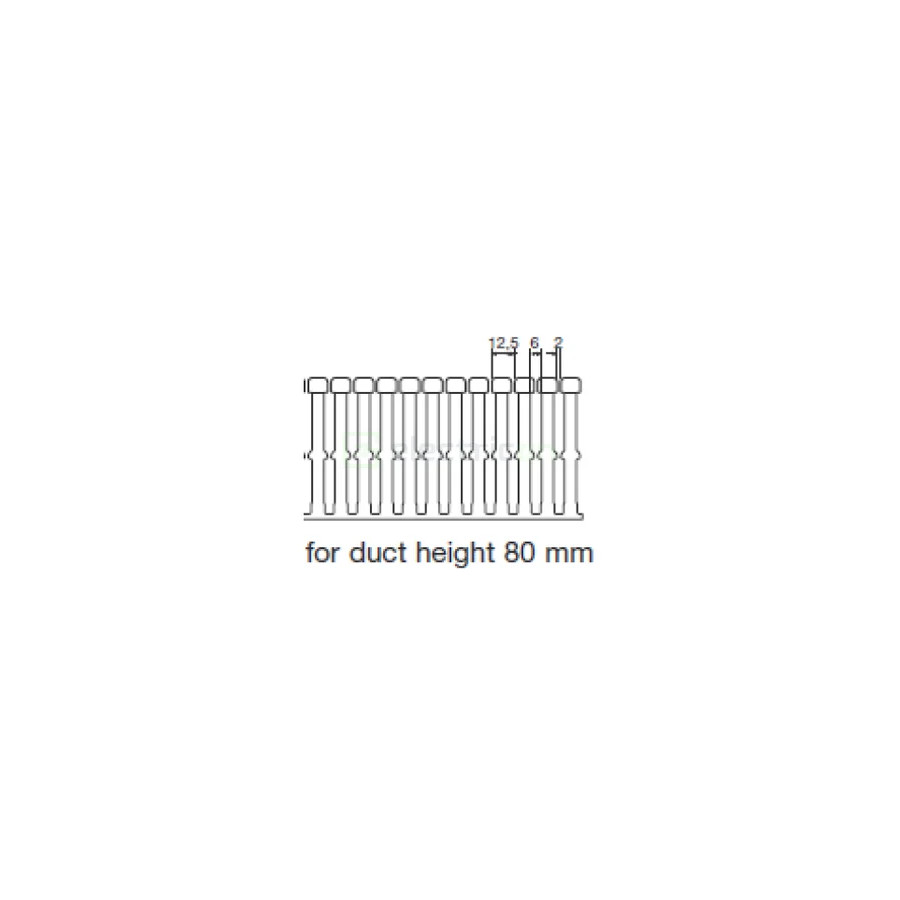 Canal cablu Hager HA780080 80x80mm fără halogen PC-ABS gri
