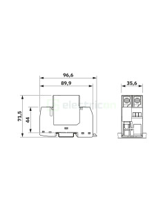 Descărcător Phoenix Contact 1466738 SP-EE-VAL-T2-335-1+1-UT monofazat tip 2 335V AC L1/N/PE plug-in modular 2